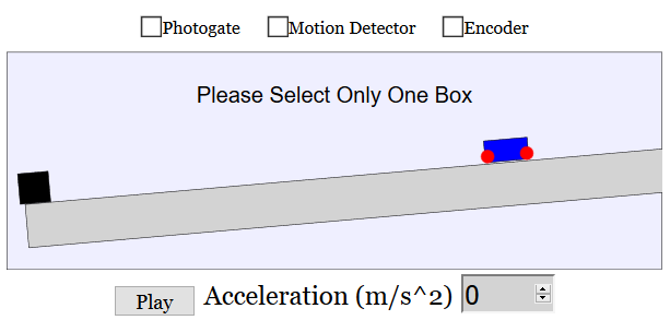 Screenshot of uncertainty simulation